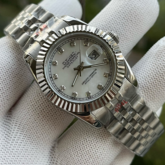 SEIDATEJUST DIAMOND WHITE LADIES WATCH