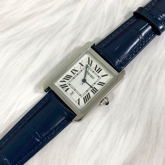 SEIKOTANK LADIES BLUE STRAP (CLASSIC/ DIAMOND)