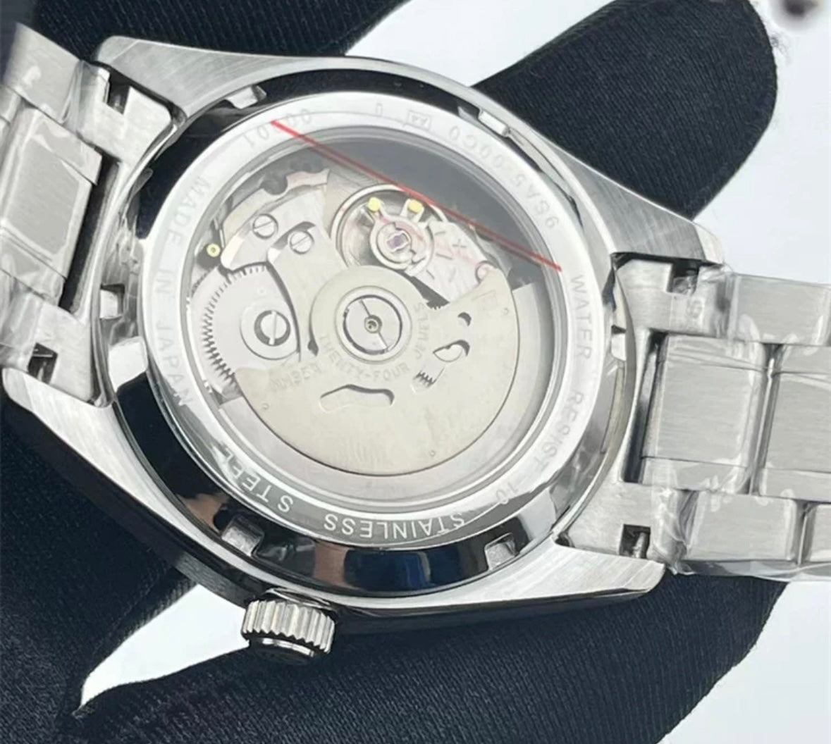 G'SEIKO MOD BIRCH BLACK DIAL MENS WATCH